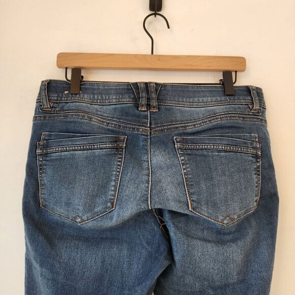 Democracy Ab Technology Jeans Medium Wash Stretch Skinny Denim Women's 10 - Picture 4 of 7